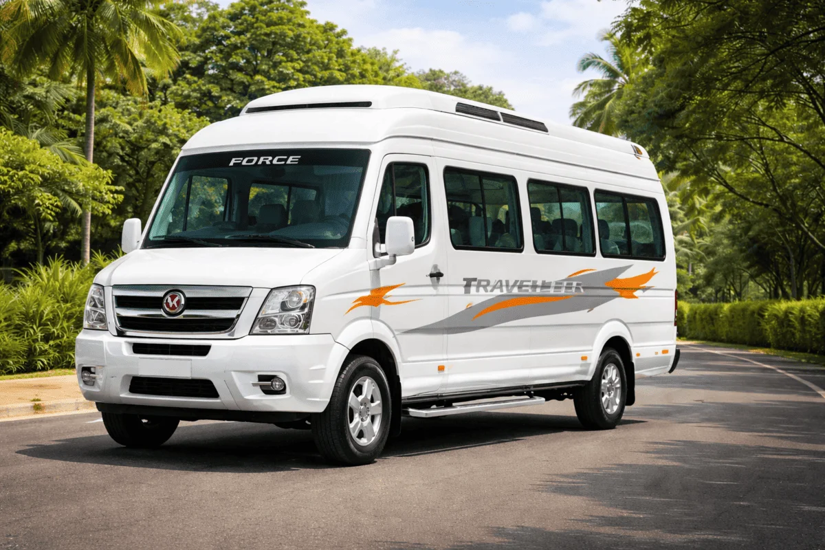 Mini coach available to hire online in Agra